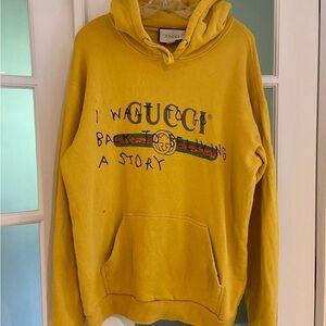 Gucci I want to go back to believing a story hoodie